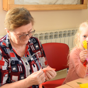 Seniorki prowadzące warsztaty.