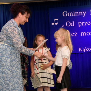 Zdjęcia z konkursu śpiewaczego.