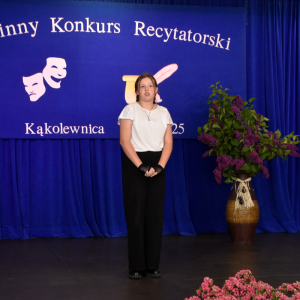 Zdjęcia z konkursu recytatorskiego.