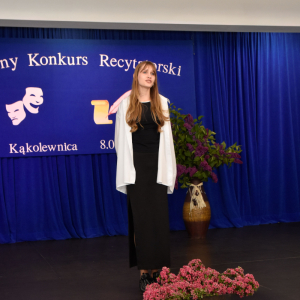 Zdjęcia z konkursu recytatorskiego.