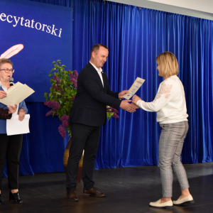 Zdjęcia z konkursu recytatorskiego.