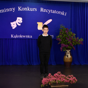 Zdjęcia z konkursu recytatorskiego.