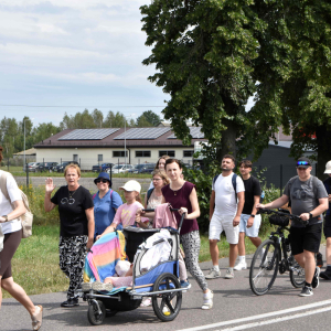 Zdjęcia z pobytu pielgrzymów.