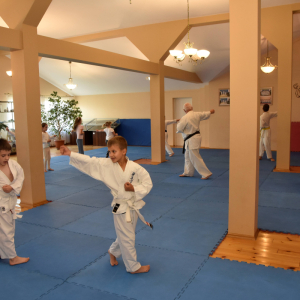 Zdjęcia z treningu Karate.