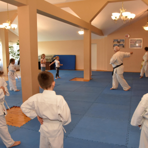 Zdjęcia z treningu Karate.