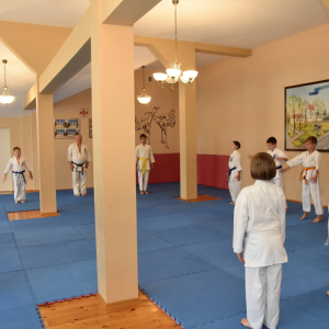 Zdjęcia z treningu Karate.