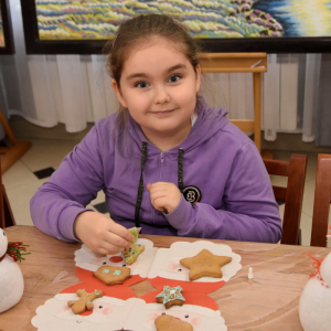 Zdjęcia z warsztatów świątecznych.