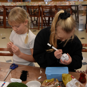 Zdjęcia z warsztatów świątecznych.