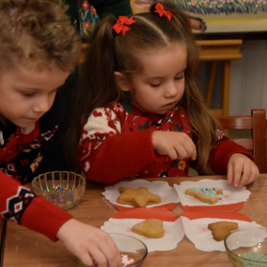 Zdjęcia z warsztatów świątecznych.