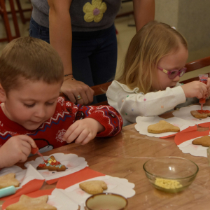 Zdjęcia z warsztatów świątecznych.