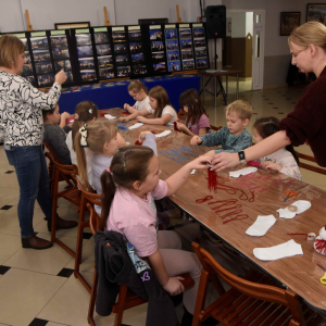 Zdjęcia z warsztatów świątecznych.