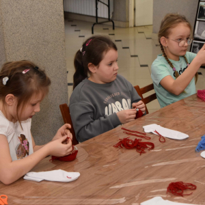 Zdjęcia z warsztatów świątecznych.