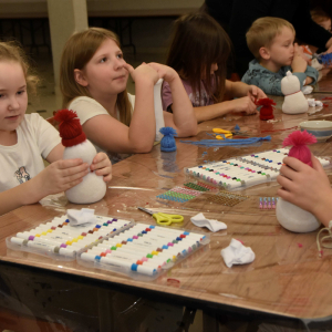 Zdjęcia z warsztatów świątecznych.