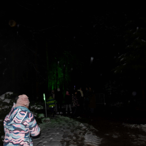 Uczestnicy wycieczki podczas zwiedzania Lumina Parku.